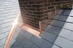 Residential Slate Roofing with Copper
